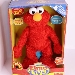 Fisher - Price Sesame Street Elmo Live Doll 2008 Mattel