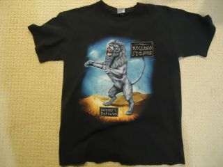 Vintage Men’s 1997 The Rolling Stones Bridges To Babylon Black Tour T - Shirt Xl