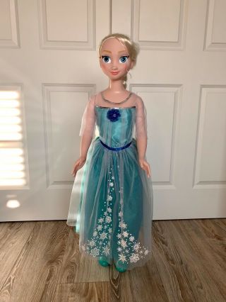 Disney Frozen Movie My Size Elsa Doll 38 " Tall