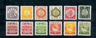 China 1898 Imperial Dragon Stamp Complete Set Reprint