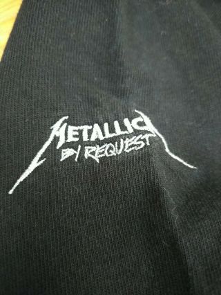 Metallica By Request 2014 World Tour Rare Crew Long Sleeve Top Rock - It XL 2