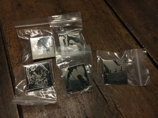 Nine Inch Nails Bad Witch Limited Edition Numbered Enamel Pin Set Rare 0343/1125