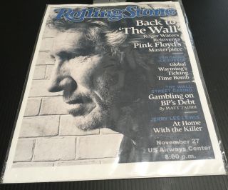 2010 Roger Waters The Wall Phoenix Concert Tour Poster 11/27/2010 Pink Floyd