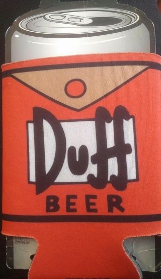 Simpsons Duff Beer Can Sleeve 2011