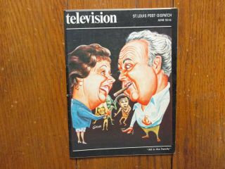 June 10 - 1973 St.  Louis Tv Maga (all In The Family/carroll O 