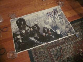 Kiss Empire State Building Poster /