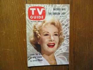 1960 Tv Guide (arlene Francis/peter Brown/bob Newhart/claudia Barrett/victor Jory