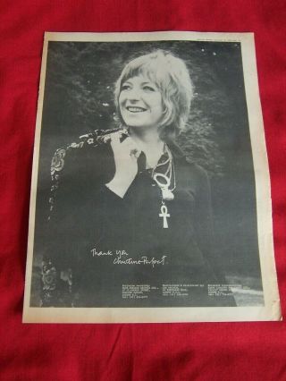 Christine Mcvie Perfect 1969 Vintage Music Poster Advert Fleetwood Mac