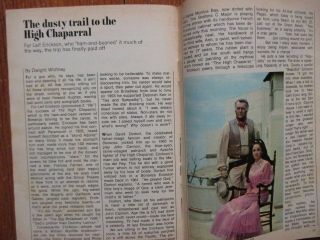 Aug.  23,  1969 Tv Guide Maga (the High Chaparral/leif Erickson/jack Demave/lassie