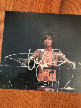 Motley Crue Tommy Lee Signed 8x 10 Photo 2