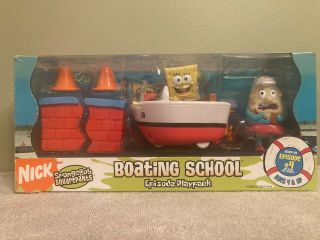 Spongebob Squarepants Boating School Episode Playset Figure Toy Mattel