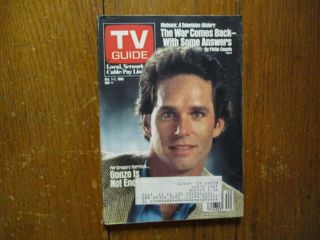 Oct 1 - 1983 TV Guide Maga (KNIGHT RIDER/SCARECROW AND MRS.  KING PREMIERE/MEG RYAN 3
