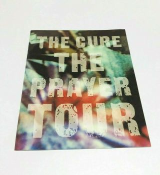 Rare The Cure 1989 The Prayer Concert Tour Program Book Robert Smith Goth Rock