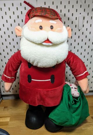 1999 Cvs Rudolph Island Of Misfit Toys Santa Claus Huge 24 " Stuffins Plush