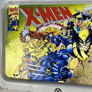 Vintage 1994 X - Men Metal TV Lap Tray Marvel Comics 1994 Wolverine Storm 3