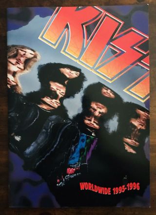 Kiss Alive Worldwide 1995 - 1996 Japan Concert Tour Book Signed By Bruce Kulick