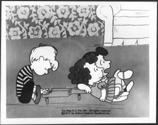 Peanuts Play It Again Charlie Brown 1971 Cbs Promo Photo Linus