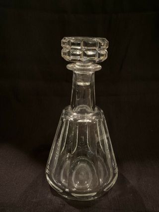 Baccarat Crystal Tallyrand Decanter & Faceted Stopper