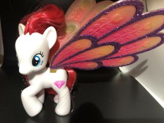 My Little Pony G4 Prototype/error Red Hair Glimmer Wings Diamond Rose 2