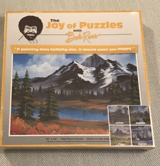 Bob Ross The Joy Of Painting Spring 500 Piece Jigsaw Puzzles