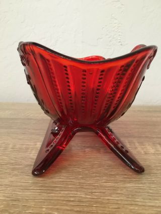 Vintage Westmoreland Glass Red LARGE 9 
