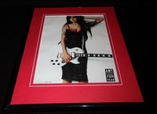 Amy Winehouse Framed 11x14 Photo Display