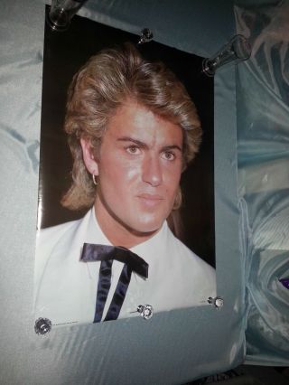 Vintage George Michael Poster Rare 1985 Anabas