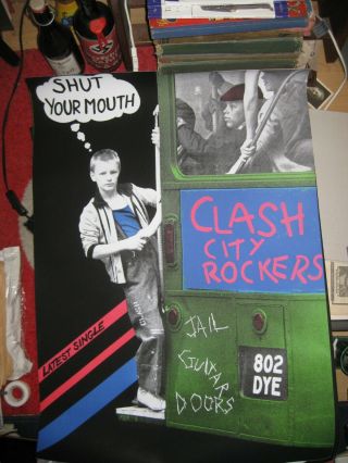 tHe CLAsH 1978 Clash citY RocKERs pOSTER pUNk rOCK 1977 seDitionariES 3