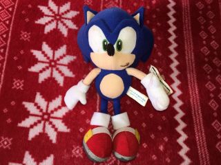 Official Sega Prize 8” Sonic X Sonic Plush Toy Doll Ufo Japan Vol.  1 2003