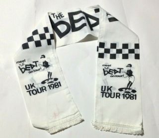 The Beat 2 Tone Two Tone Vintage 1980s Concert Scarf