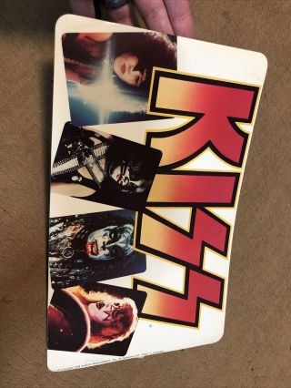 Vintage Kiss Record Player Phonograph Turntable Sticker Aucoin 1978