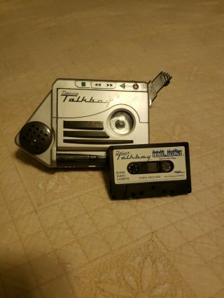 Vintage Talkboy Deluxe Missing Battery Cover,  With Casset