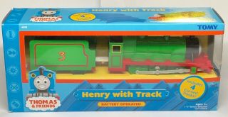 Tomy Trackmaster Thomas & Friends " Henry " 1993/2002 Motorized Train Inb