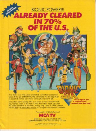 The Bionic Six 1986 Ad - They 