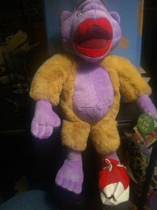 Jeff Dunham Peanut Plush Doll 19” Woozle Talking 2003 Stuffed Toy