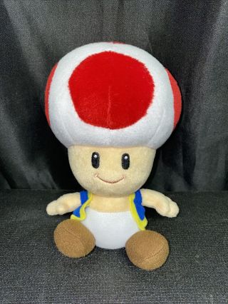 Rare 2003 Sanei Hudson Soft Mario Party 5 Toad Plush Sml Nintendo Toy Doll