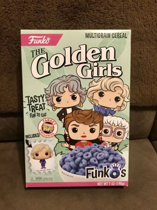 The Golden Girls Cereal,  Mini Pop Figure • Funko • • 2018 • Betty White
