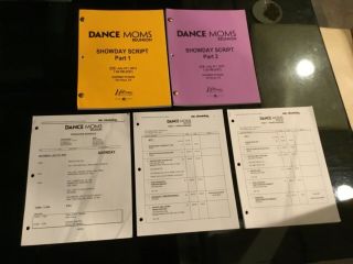 Dance Moms Tv Series Reunion Show 2012 Scripts Parts 1 & 2 W/others