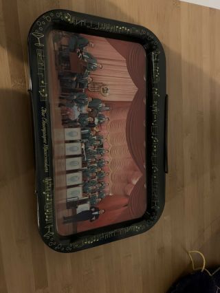 Collectible Vintage Lawrence Welk The Champagne Musicmakers Metal Serving Tray