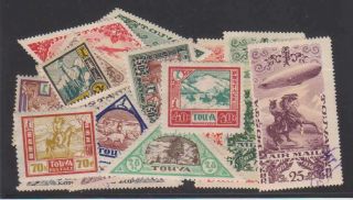 D1113: Tannu Tuva Stamp Lot; Cv $70