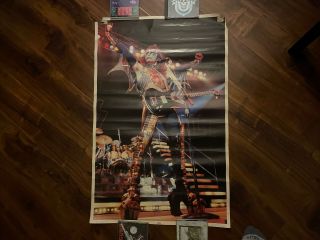 Kiss Gene Simmons 1977 Alive Ll Poster 22x36 Aucoin