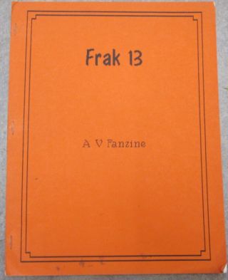 V Fanzine " Frak 13: V Is For Victory " Gen Novel By Janet Ellicott A - Team Airwolf