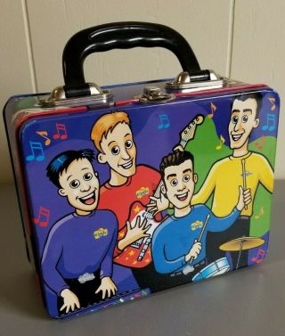 The Wiggles Metal Lunch Box Vtg 2000 The Wiggles Kids Tv Show Collectible