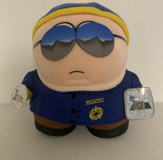 1998 South Park Police Officer/cop Cartman 11” Plush - Limited Edition With Tag