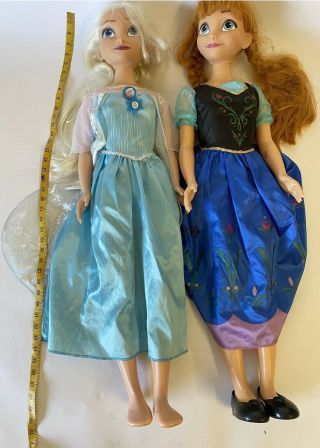 Disney Frozen My Size Elsa & Anna 38 " Life Size Dolls