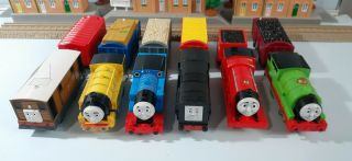 Tomy Trackmaster Thomas & Friends " Talking Diesel,  Thomas,  Vic,  Percy.  Toby,  James