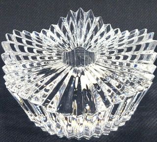 2 Mikasa Crystal Candle Holders Austria " Motion " Set Of 2