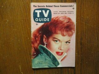 Jan 28,  1956 TV Guide Mag (LEE ANN MERIWETHER/DONALD DUCK/JANIS PAIGE/TONY MARTIN 3