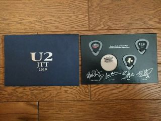 U2 2019 Japan Joshua Tree Tour Ss Seat Only Special Gift Guitar Pick Set W/mount