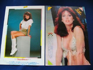 Tanya Roberts Japan 25 CLippings & Poster Charlie ' s Angels A View to a Kill VERY 2